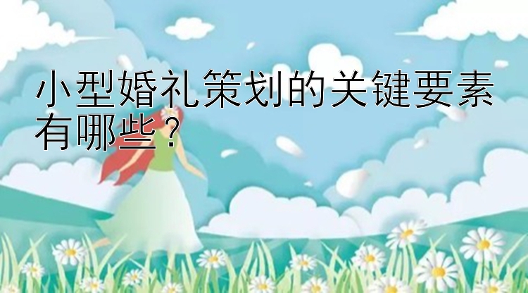 小型婚礼策划的关键要素有哪些？