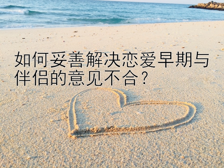 如何妥善解决恋爱早期与伴侣的意见不合？